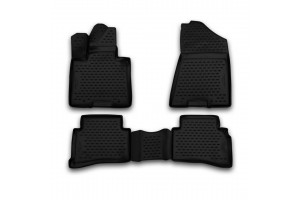 Μαρκε Πατακια Σε Σκαφη Tpe Λαστιχο Για Hyundai Tucson 09/2015+ΣΕ Μαυρο Χρωμα Novline - 4 ΤΕΜ.