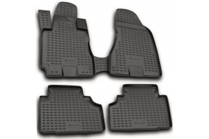 Μαρκε Πατακια Σε Σκαφη Tpe Λαστιχο Για Hyundai Tucson 04/2004-02/2010ΣΕ Ανθρακι Σκουρο Γκρι Χρωμα Novline - 4 ΤΕΜ.