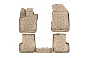 Μαρκε Πατακια Σε Σκαφη Tpe Λαστιχο Για Jeep Renegade 2015+ΣΕ Μπεζ Χρωμα Novline - 4 ΤΕΜ.