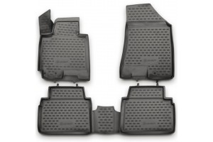 Novline Σετ Πατάκια Σκαφάκι 4τμχ από Λάστιχο για Kia Sportage