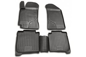 Novline Σετ Πατάκια 4τμχ από Λάστιχο για Kia Cerato 2009-2013