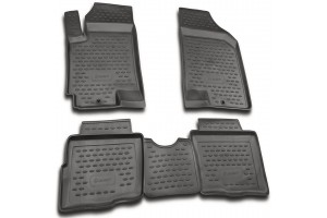 Novline Σετ Πατάκια Σκαφάκι 4τμχ από Λάστιχο για Kia Soul