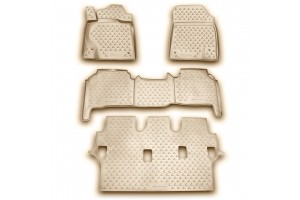 Lexus LX570 2007+ 4ΤΕΜ. Μπεζ ΠΑΤ.ΜΑΡΚ.ΛΑΣΤΙΧΟ