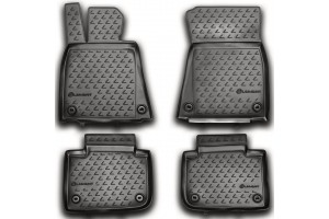 Novline Σετ Πατάκια 4τμχ από Λάστιχο για Lexus LX570 7θέσιο 2012+