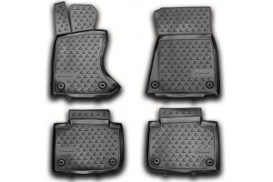 Novline Σετ Πατάκια 4τμχ από Λάστιχο για Lexus LX570 7θέσιο 2012+