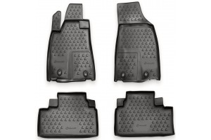 Novline Σετ Πατάκια 4τμχ από Λάστιχο για Lexus LX570 7θέσιο 2012+