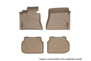 Mercedes W203 C-CLASS 2001-2007 Πατακια Λαστιχο Weather Tech Μπεζ 4ΤΕΜ