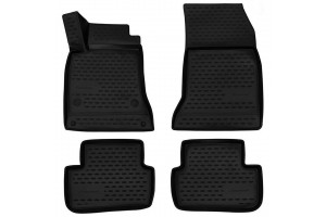 Mercedes CLA-KLAS 2013+ Πατάκια {Σκαφάκια} Λάστιχο {Καουτσούκ} Μαρκέ