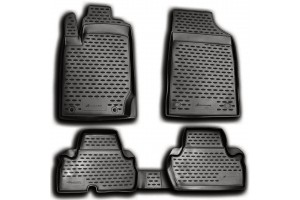 Novline Σετ Πατάκια Σκαφάκι 4τμχ από Λάστιχο για Mitsubishi L200 2D