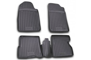 Novline Σετ Πατάκια Σκαφάκι 4τμχ από Λάστιχο για Renault Kangoo