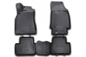 Πατάκια Λάστιχο {Καουτσούκ} Μαρκέ Για Renault Fluence 2010+  4τεμ.