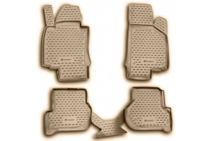 Novline Σετ Πατάκια 4τμχ από Λάστιχο Skoda Octavia