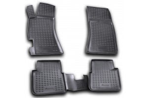 Novline Σετ Πατάκια Σκαφάκι 5τμχ από Λάστιχο για Subaru Impreza