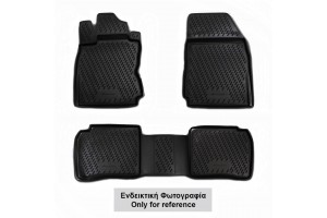 Novline Σετ Πατάκια 4τμχ από Λάστιχο Toyota CHR