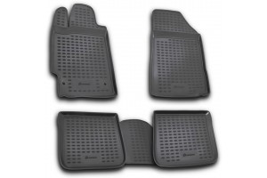 Novline Σετ Πατάκια Σκαφάκια 4τμχ από Λάστιχο για Toyota Camry 2006