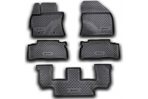 Novline Σετ Πατάκια Σκαφάκια 4τμχ από Λάστιχο για Toyota Verso 06/09+