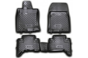 Novline Σετ Πατάκια Σκαφάκια 4τμχ από Λάστιχο για Toyota FJ Cruiser 2006