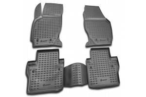 Novline Σετ Πατάκια Σκαφάκια 4τμχ από Λάστιχο για Volvo S80 05/06+