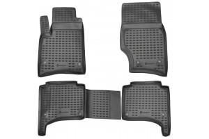 Novline Σετ Πατάκια Σκαφάκια 4τμχ από Λάστιχο για Volkswagen Touareg 2003-2010