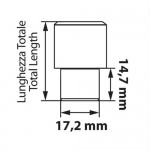 Lampa Μπουλόνια Ασφαλείας 12x1,25 15/35mm με κλειδί 21