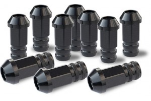 Simoni Racing Παξιμάδια 12x1.25/50mm/19 Κωνικό Μαύρο 10τμx