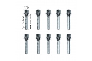 Simoni Racing Μπουζόνια Κωνικά 12x1,5 45mm με Κλειδί 17 10τμχ