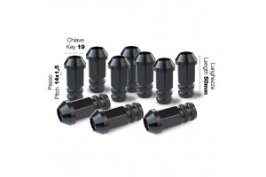 Simoni Racing Παξιμάδια Κωνικά 14x1.5 (50mm) με κλειδί 19mm 10τμχ