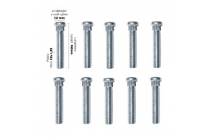 Μπουζονια 12x1.25 62mm 10ΤΕΜ.