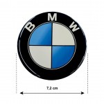 Race Axion Αυτοκόλλητα Σήματα BMW 7.2cm για Ζάντες Αυτοκινήτου 4τμχ