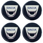 Race Axion Αυτοκόλλητα Σήματα Χρωμίου Dacia 5.5cm για Ζάντες Αυτοκινήτου 4τμχ