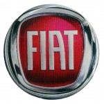Americat Αυτοκόλλητα Σήματα Fiat 5.5cm για Ζάντες Αυτοκινήτου 4τμχ
