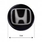 Race Axion Αυτοκόλλητα Σήματα Χρωμίου Honda 5cm για Ζάντες Αυτοκινήτου 4τμχ