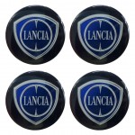 Americat Αυτοκόλλητα Σήματα Lancia 6cm για Ζάντες Αυτοκινήτου 4τμχ