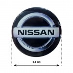 Race Axion Αυτοκόλλητα Σήματα Nissan 5.5cm για Ζάντες Αυτοκινήτου 4τμχ