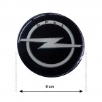 Americat Αυτοκόλλητα Σήματα Opel 6cm για Ζάντες Αυτοκινήτου 4τμχ