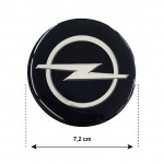 Race Axion Αυτοκόλλητα Σήματα Opel 7.2cm για Ζάντες Αυτοκινήτου 4τμχ