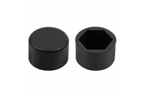 Lampa Καπάκια Μπουλονιών Σιλικόνης 17mm Μαύρα 20τμχ