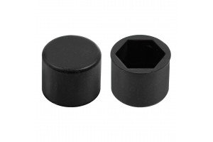 Lampa Καπάκια Μπουλονιών Σιλικόνης 21mm Μαύρα 20τμχ