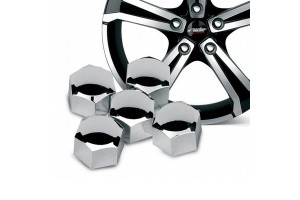 Simoni Racing Καπάκια Μπουλονιών Χρώμιου 19'' με κλειδί 19mm 20τμχ