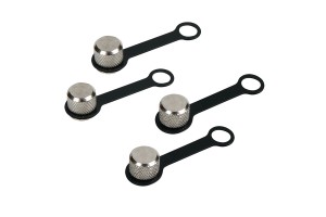 Lampa Καπάκια Βαλβίδων Safety Cap Μαύρο 4τμχ