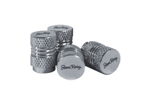 Simoni Racing Καπάκια Βαλβίδων Milled Ασημί 4τμχ