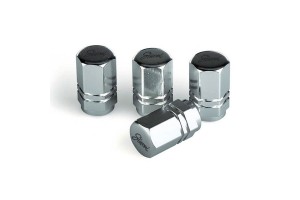 Simoni Racing Καπάκια Βαλβίδων Exagonal Αλουμινίου Λευκό 4τμχ