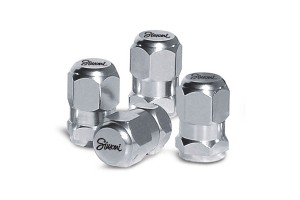 Simoni Racing Καπάκια Βαλβίδων Exagonal Χρωμίου Ασημί 4τμχ