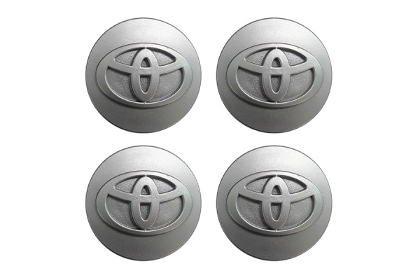 Toyota Ταπες Κεντρου Ζαντας Γκρι Κουμπωτες (ΕΣΩΤΕΡ. 59mm & ΕΞΩΤΕΡ. 64mm) 4ΤΕΜ.