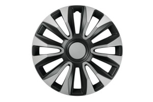 Lampa Σετ Τάσια Αυτοκινήτου Avalone 4τμχ 16" Ασημί/Μαύρο