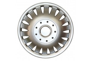 Croatia Cover Σετ Τάσια Αυτοκινήτου Universal 4τμχ 15" Ασημί