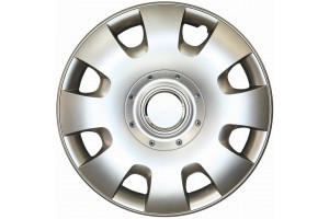 Croatia Cover Σετ Τάσια Αυτοκινήτου VW Golf V/ Jetta 4τμχ 15" Ασημί