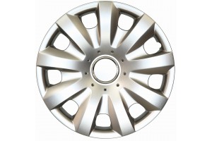 Croatia Cover Σετ Τάσια Αυτοκινήτου Volkswagen Touran/Caddy 4τμχ 15" Ασημί