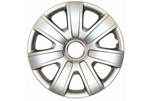 Croatia Cover Σετ Τάσια Αυτοκινήτου Volkswagen Polo 6R 4τμχ 15" Ασημί