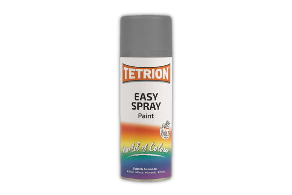 Ασταρι Σε Σπρευ Γκρι Tetrion Easy Spray Grey Primer Πολλαπλων Χρησεων 400ML